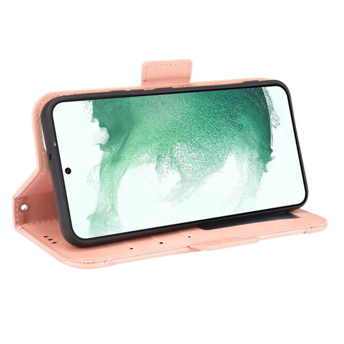 Bild 5, Samsung Galaxy S22 Plus Fodral Avtagbart Kortfodral Ljus Rosa
