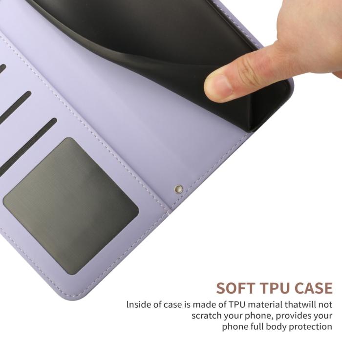 Bild 4, Xiaomi 13T / 13T Pro Fodral Med Tryck Lila
