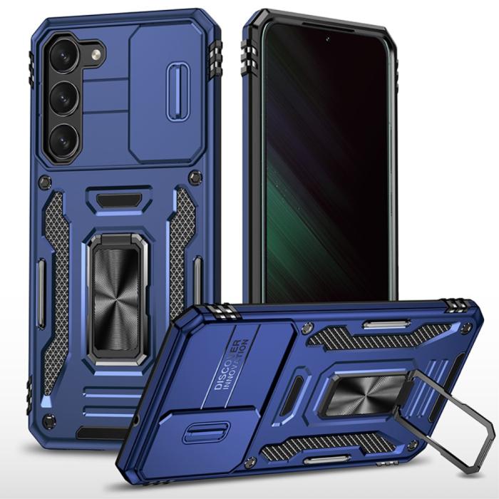 Bild 1, Samsung Galaxy S23 Plus Skal Ring CamShield Blå