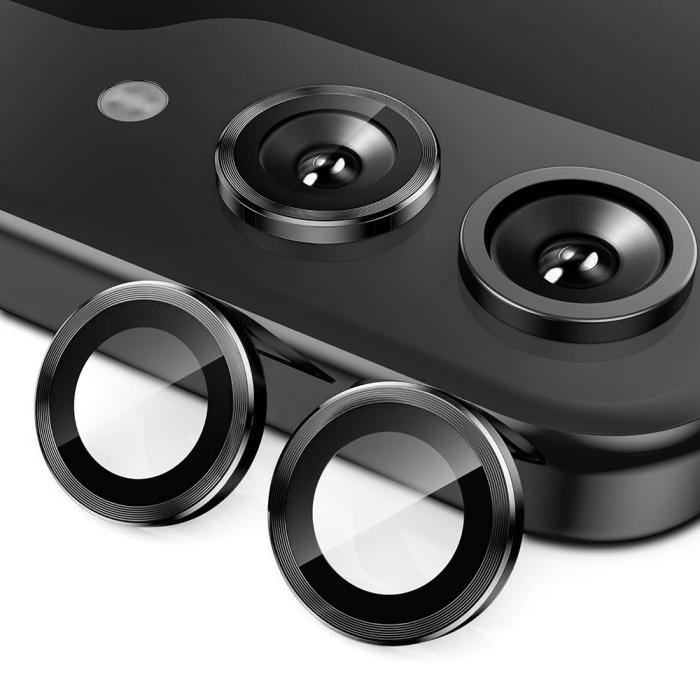 Bild 1, ENKAY Galaxy Z Flip 6 Linsskydd Härdat Glas Svart