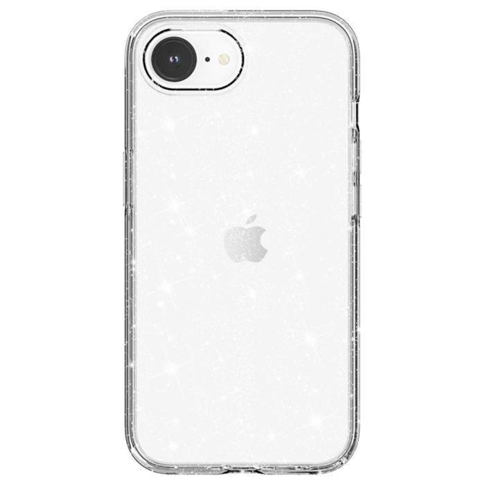 Bild 3, iPhone 17e / 16e Skal Glitter Shockproof Transparent