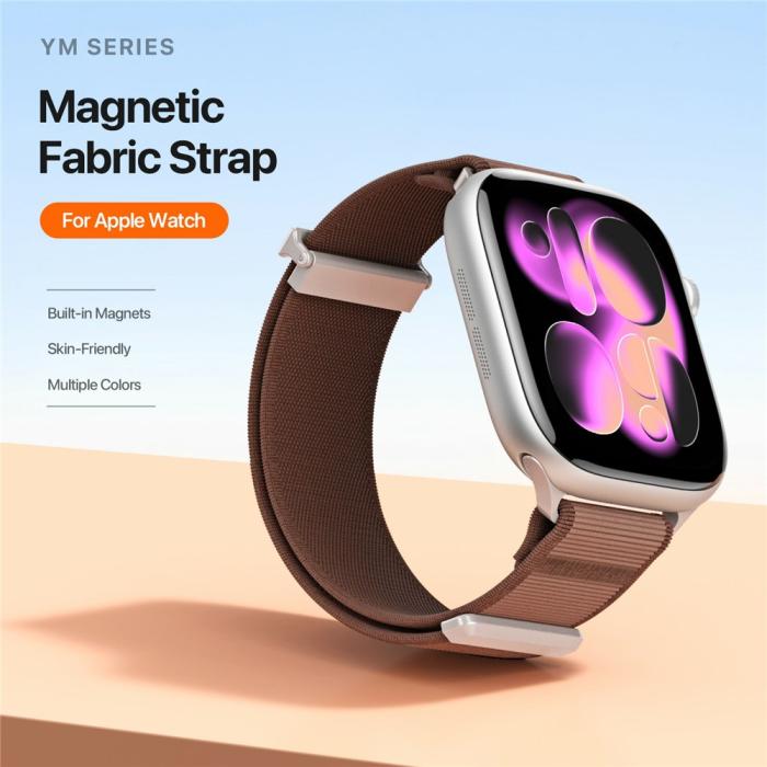 Bild 4, DUX DUCIS Apple Watch 42/44/45/46/49 mm Armband Magnetic Strap