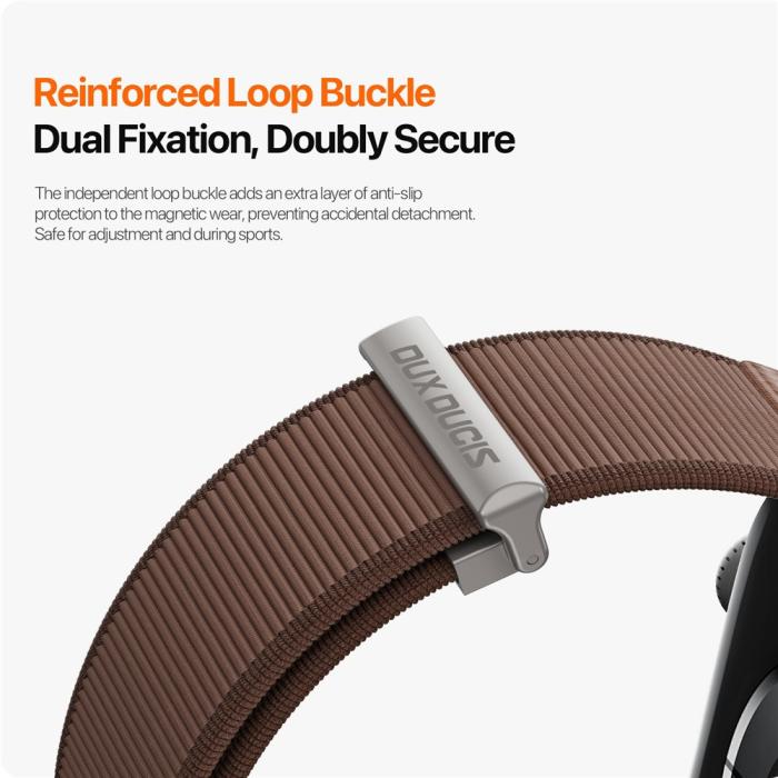 Bild 6, DUX DUCIS Apple Watch 42/44/45/46/49 mm Armband Magnetic Strap