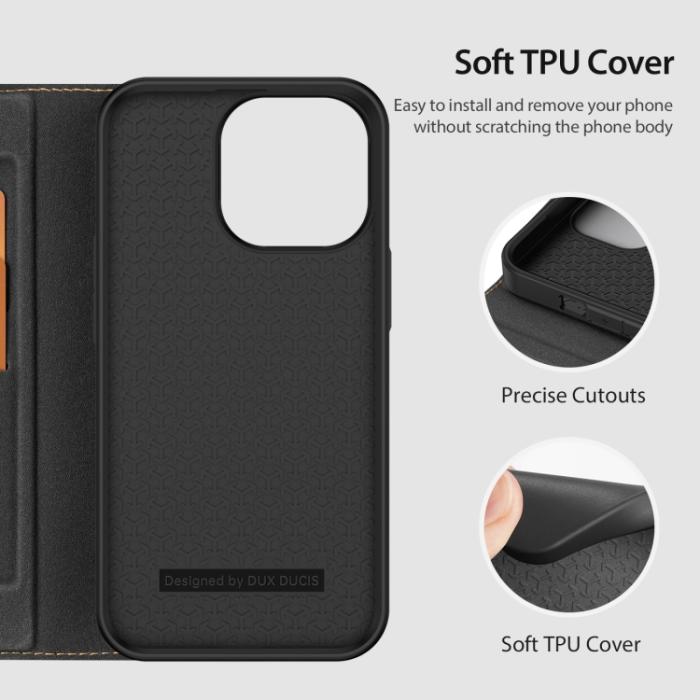 Bild 5, DUX DUCIS iPhone 14 Pro Fodral Skin X2 Premium Svart