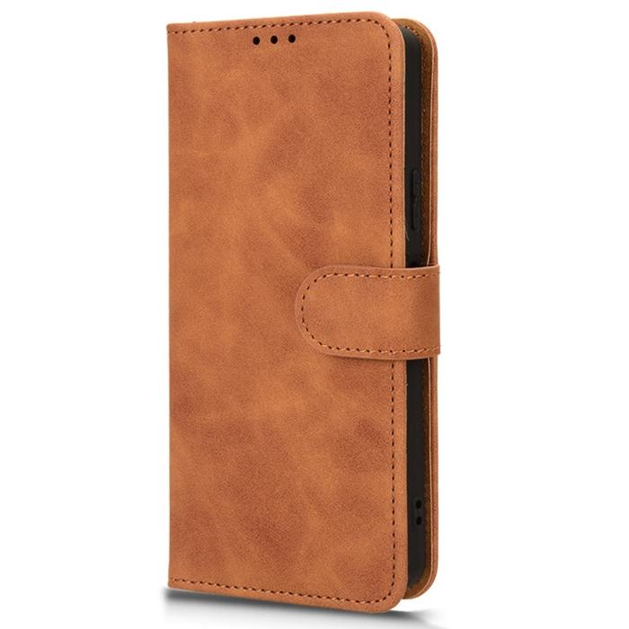 Bild 6, Sony Xperia 10 VI Fodral Skin Touch Läder Fodral Brun