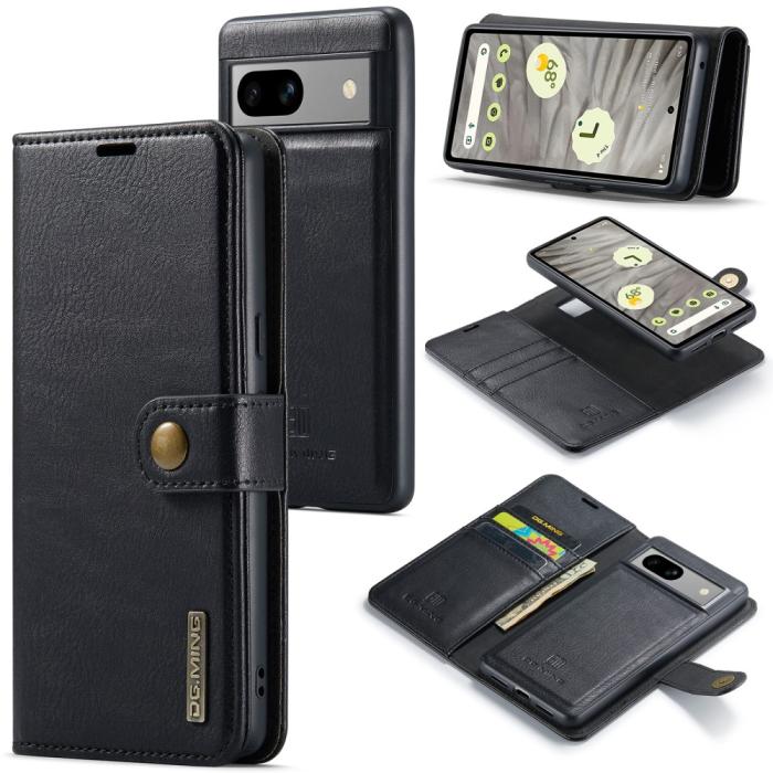 Bild 1, DG.MING Google Pixel 8A 2in1 Magnet Fodral Svart