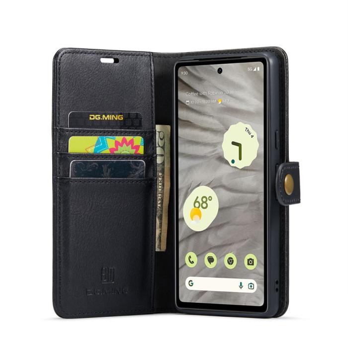 Bild 2, DG.MING Google Pixel 8A 2in1 Magnet Fodral Svart