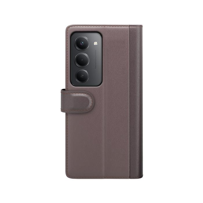 Bild 4, Xiaomi Redmi 15 Fodral Premium Äkta Läder Brun