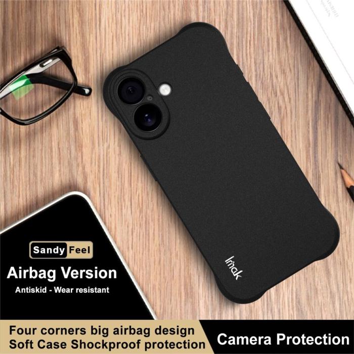 Bild 5, IMAK iPhone 17 Skal TPU Shockproof Airbag Svart
