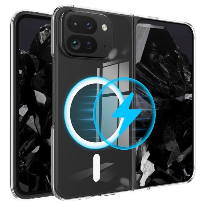 Bild 1, Google Pixel 9 Pro Fold Skal MagSafe Akryl/TPU Transparent