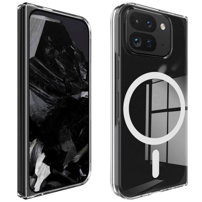 Bild 2, Google Pixel 9 Pro Fold Skal MagSafe Akryl/TPU Transparent