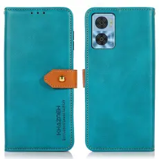KHAZNEH Motorola Moto E22i Fodral Dual Color Blå