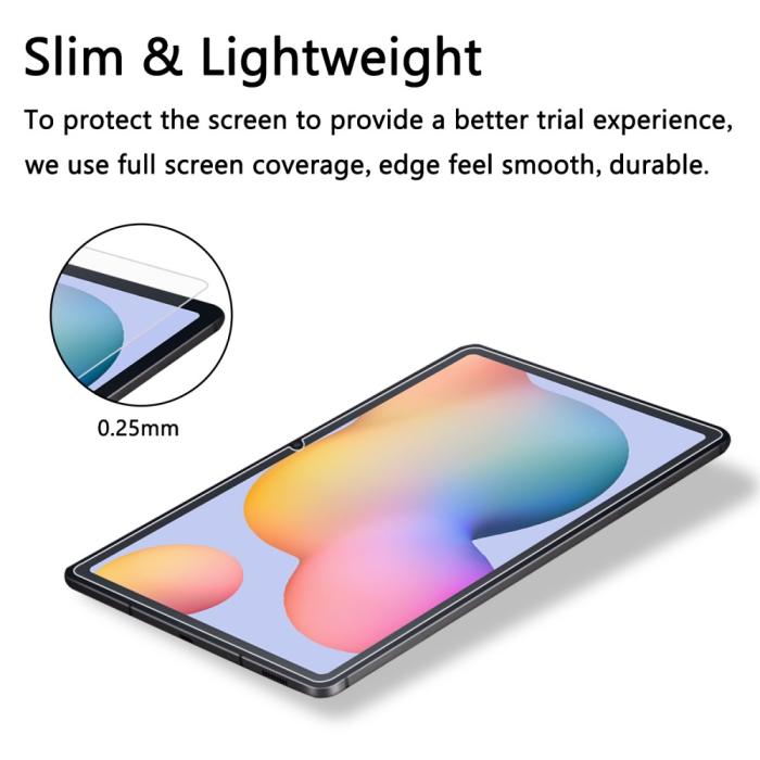 Bild 4, Galaxy Tab S9 / Tab S8 / Tab S7 Skärmskydd AGC Härdat Glas
