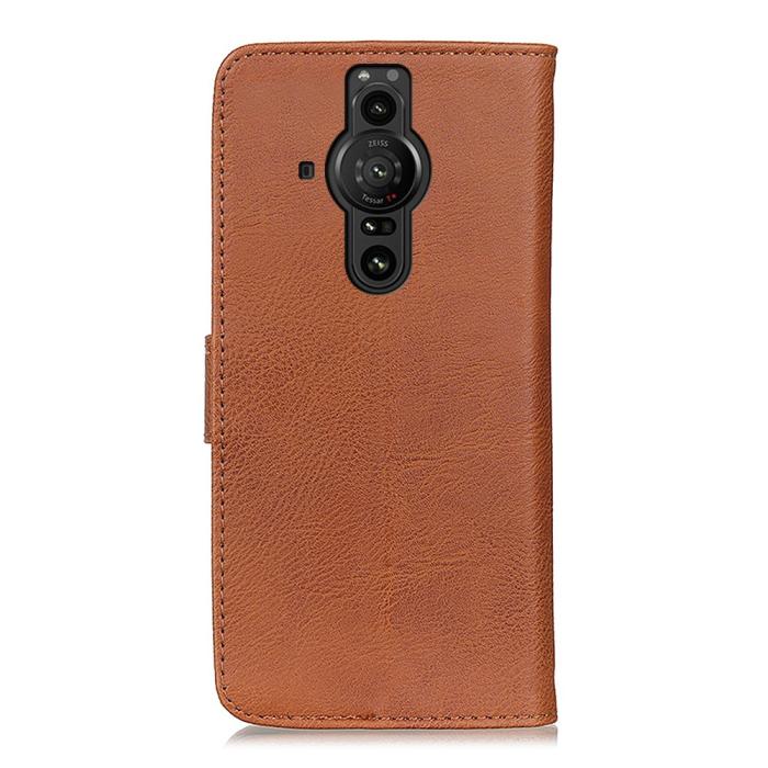 Bild 3, KHAZNEH Sony Xperia Pro-I Fodral Läder Brun