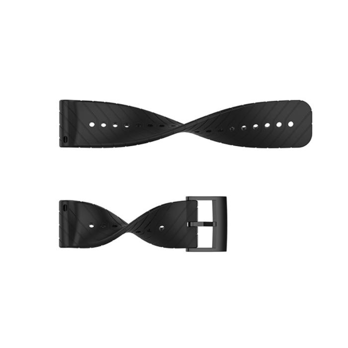 Bild 3, Suunto Silikon Armband Twill Textur (24mm) Vit
