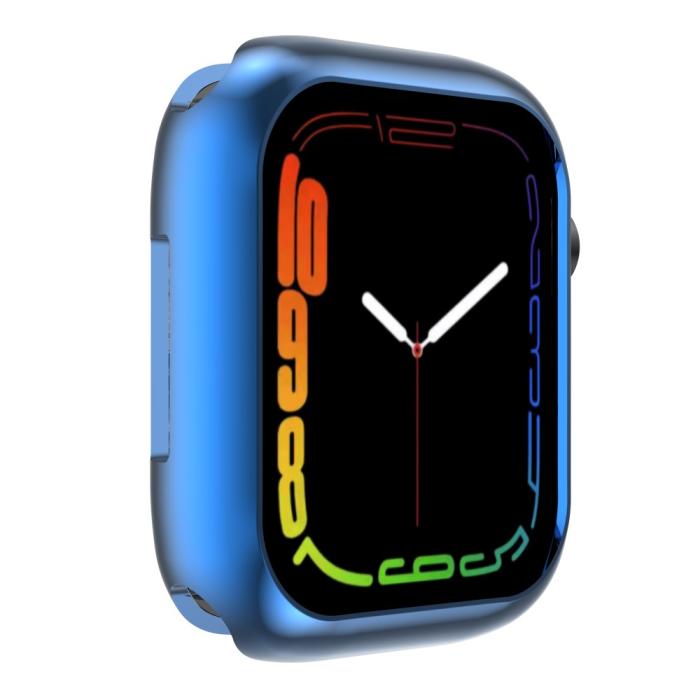 Bild 3, Apple Watch 7/8 45mm Skal TPU Electroplate Blå
