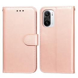 Xiaomi Mi 11i - Solid Läder Fodral - Roséguld