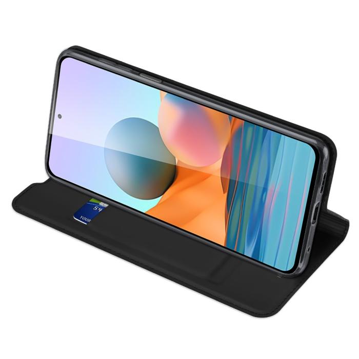 Bild 5, Xiaomi Redmi Note 10 Pro - DUX DUCIS Skin Pro Fodral - Svart