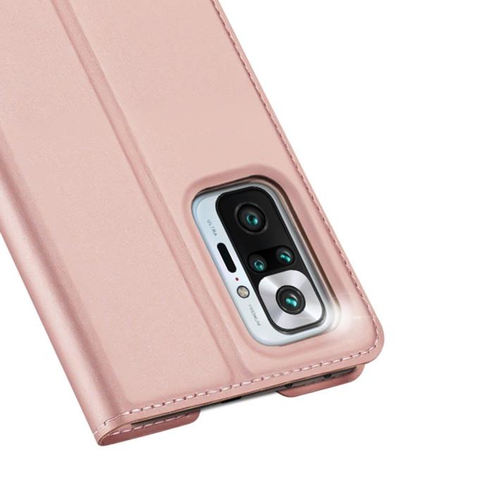 Bild 3, Xiaomi Redmi Note 10 Pro - DUX DUCIS Skin Pro Fodral - Roséguld