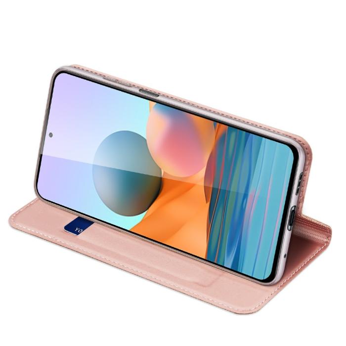 Bild 5, Xiaomi Redmi Note 10 Pro - DUX DUCIS Skin Pro Fodral - Roséguld