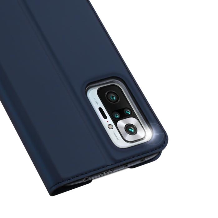 Bild 3, Xiaomi Redmi Note 10 Pro - DUX DUCIS Skin Pro Fodral - Blå