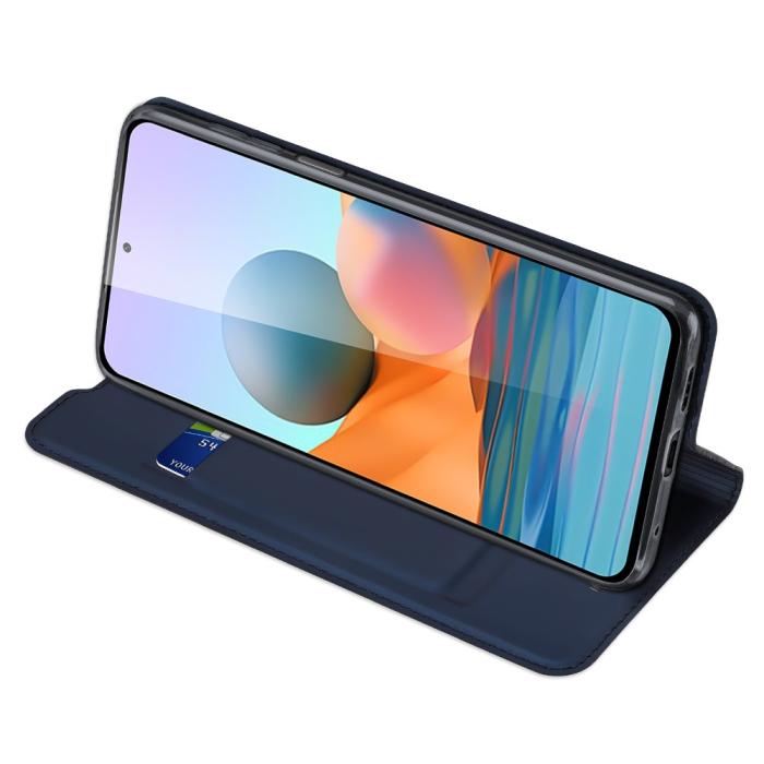 Bild 5, Xiaomi Redmi Note 10 Pro - DUX DUCIS Skin Pro Fodral - Blå