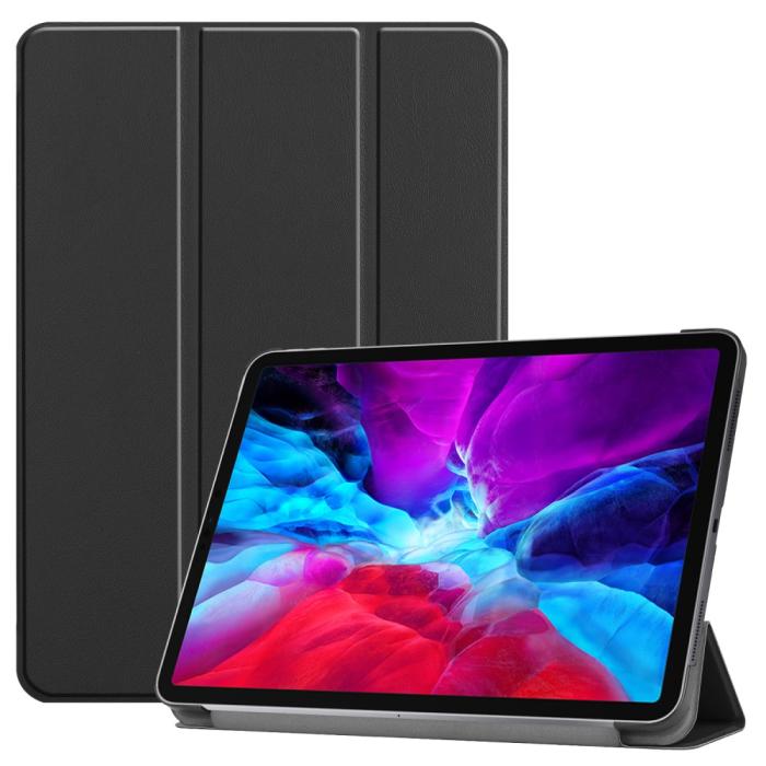 Bild 1, iPad Pro 12.9 (2018/2020) - Tri-Fold Stödjer Apple Pen Laddning - Svart