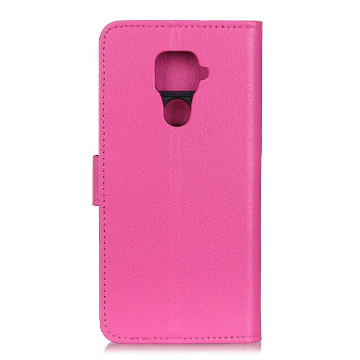 Bild 3, Xiaomi Redmi Note 9 - Litchi Plånboksfodral - Rosa