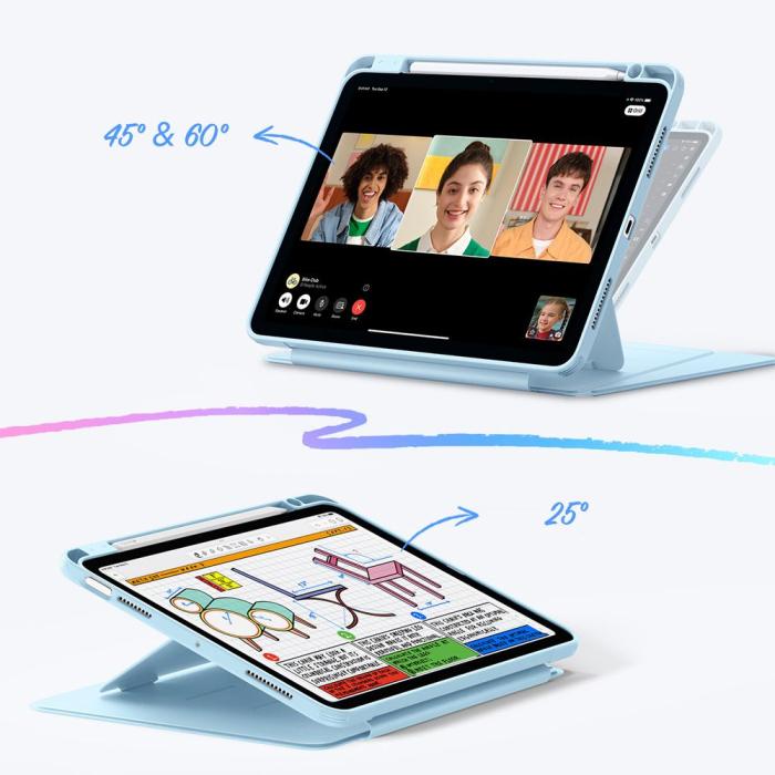 Bild 3, ESR iPad Air 10.9 2022-2020/11 2026-2020 Fodral Flip Hybrid Sky Blue
