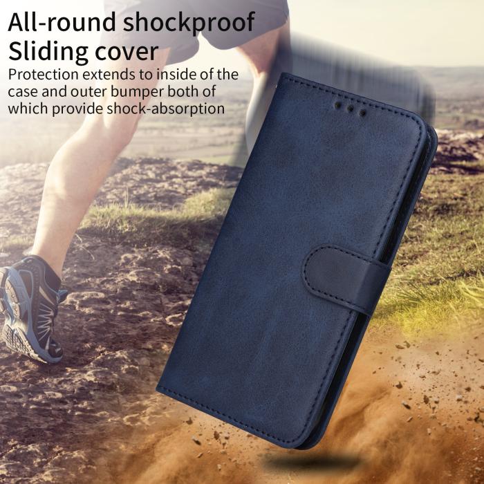 Bild 6, Motorola Moto G86 Power / G86 5G Fodral Läder Blå