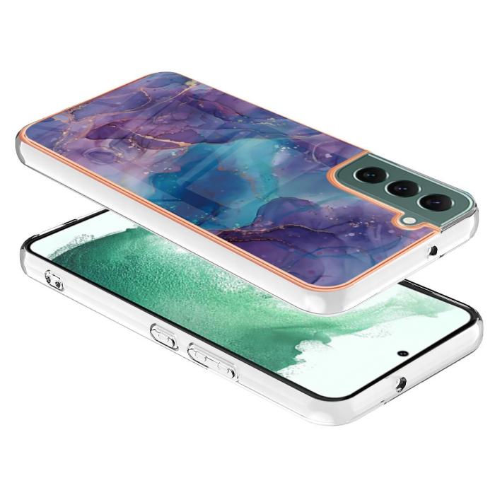 Bild 3, Samsung Galaxy S23 Plus Skal Marmor TPU Lila