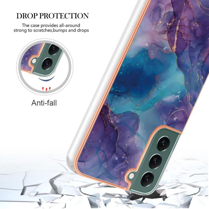 Bild 5, Samsung Galaxy S23 Plus Skal Marmor TPU Lila