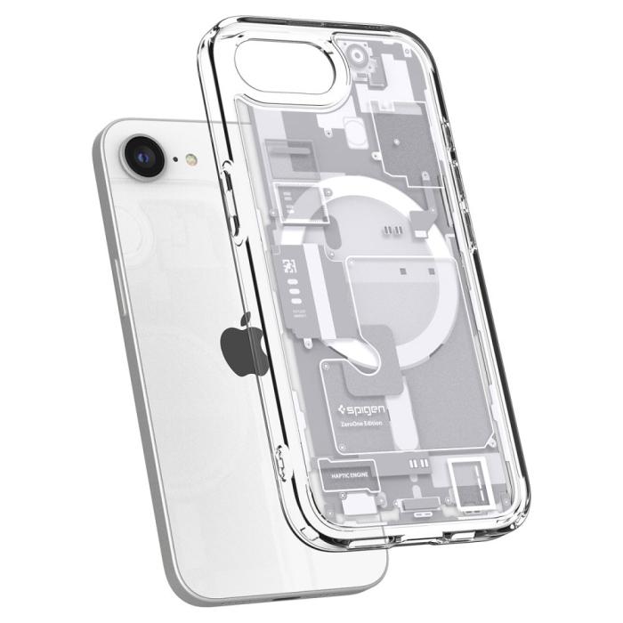 Bild 6, Spigen iPhone 17e / 16e Skal MagSafe Ultra Hybrid Zero One Vit