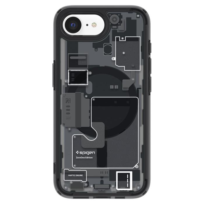 Bild 2, Spigen iPhone 17e / 16e Skal MagSafe Ultra Hybrid Zero One Svart