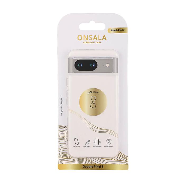 Bild 2, ONSALA Google Pixel 8 Mobilskal TPU Transparent