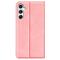 Samsung Galaxy A35 5G Fodral Flip Skin Touch Rosa