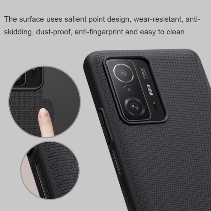 Bild 5, NILLKIN Xiaomi 11T / 11T Pro Skal Frosted Shield Matt Svart