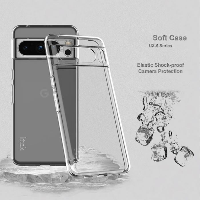 Bild 3, IMAK Google Pixel 8 Pro Skal TPU Transparent
