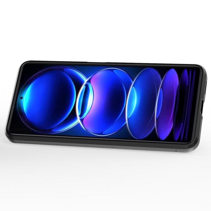 Bild 3, Xiaomi Redmi Note 12 Pro 5G Skal Ring Hybrid Armor Svart