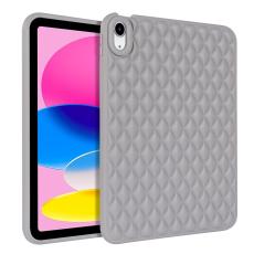 iPad Air 2025-2020 Skal Diamond Textur TPU Grå
