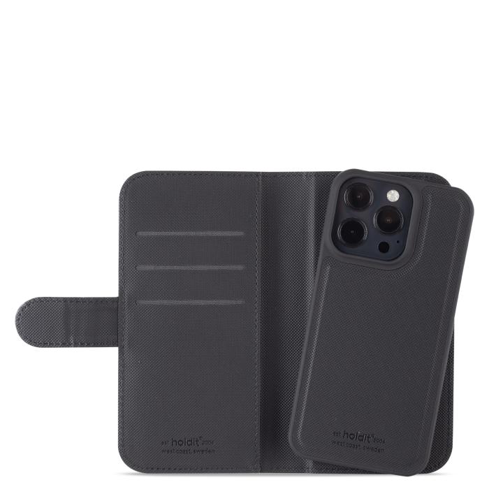 Bild 2, holdit iPhone 14 Pro 2in1 Magnet Fodral / Skal Svart
