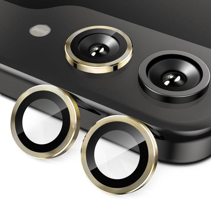 Bild 1, ENKAY Galaxy Z Flip 6 Linsskydd Härdat Glas Guld