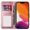 iPhone 13 Pro Max Fodral Crazy Horse Läder Roséguld