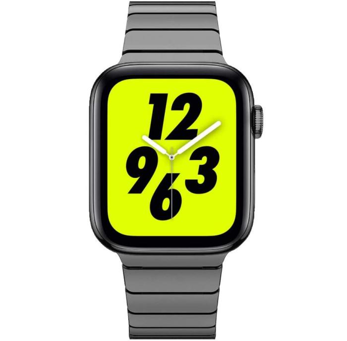 Bild 3, Tech-Protect Apple Watch 42/44/45/49 mm Metallarmband Svart
