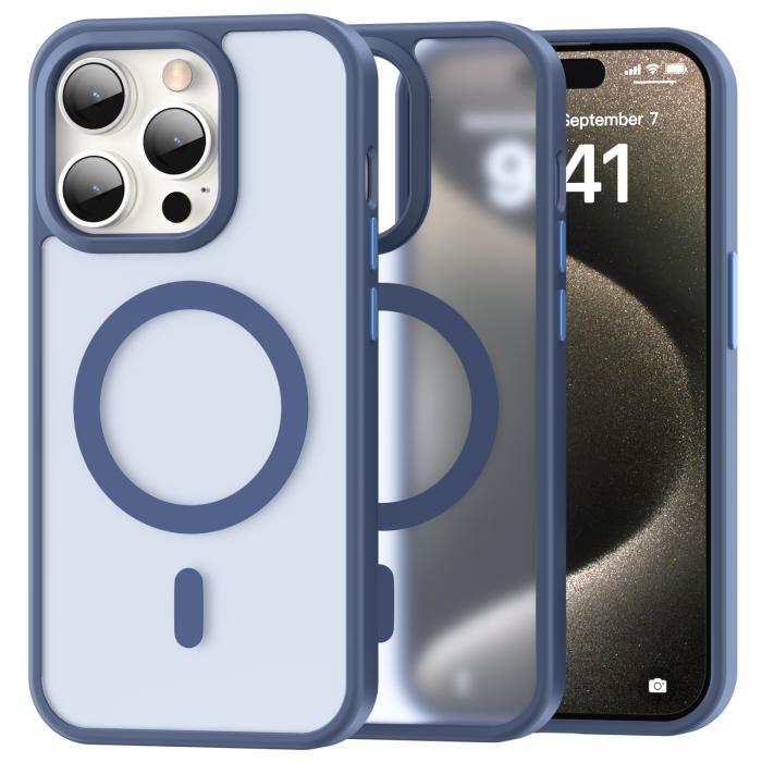 Bild 1, ColorPop iPhone 15 Pro Max Skal CH MagSafe Matt Lavender Ash
