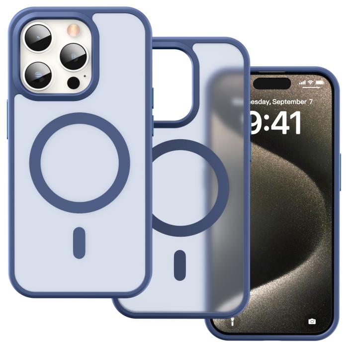 Bild 2, ColorPop iPhone 15 Pro Max Skal CH MagSafe Matt Lavender Ash