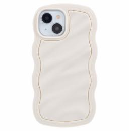 iPhone 15 Mobilskal Wavy Textur Beige