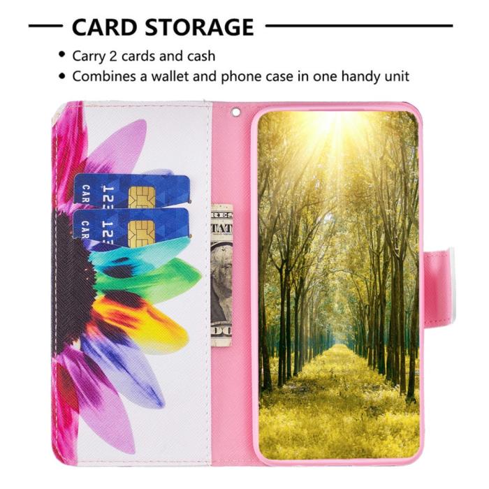 Bild 3, Galaxy S25 Plus / S24 Plus Fodral Med Tryck Solros