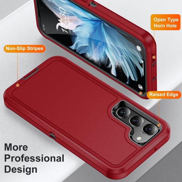 Bild 2, Galaxy S25 Plus / S24 Plus Skal Xtreme Shockproof Röd/Svart