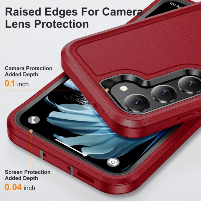 Bild 4, Galaxy S25 Plus / S24 Plus Skal Xtreme Shockproof Röd/Svart